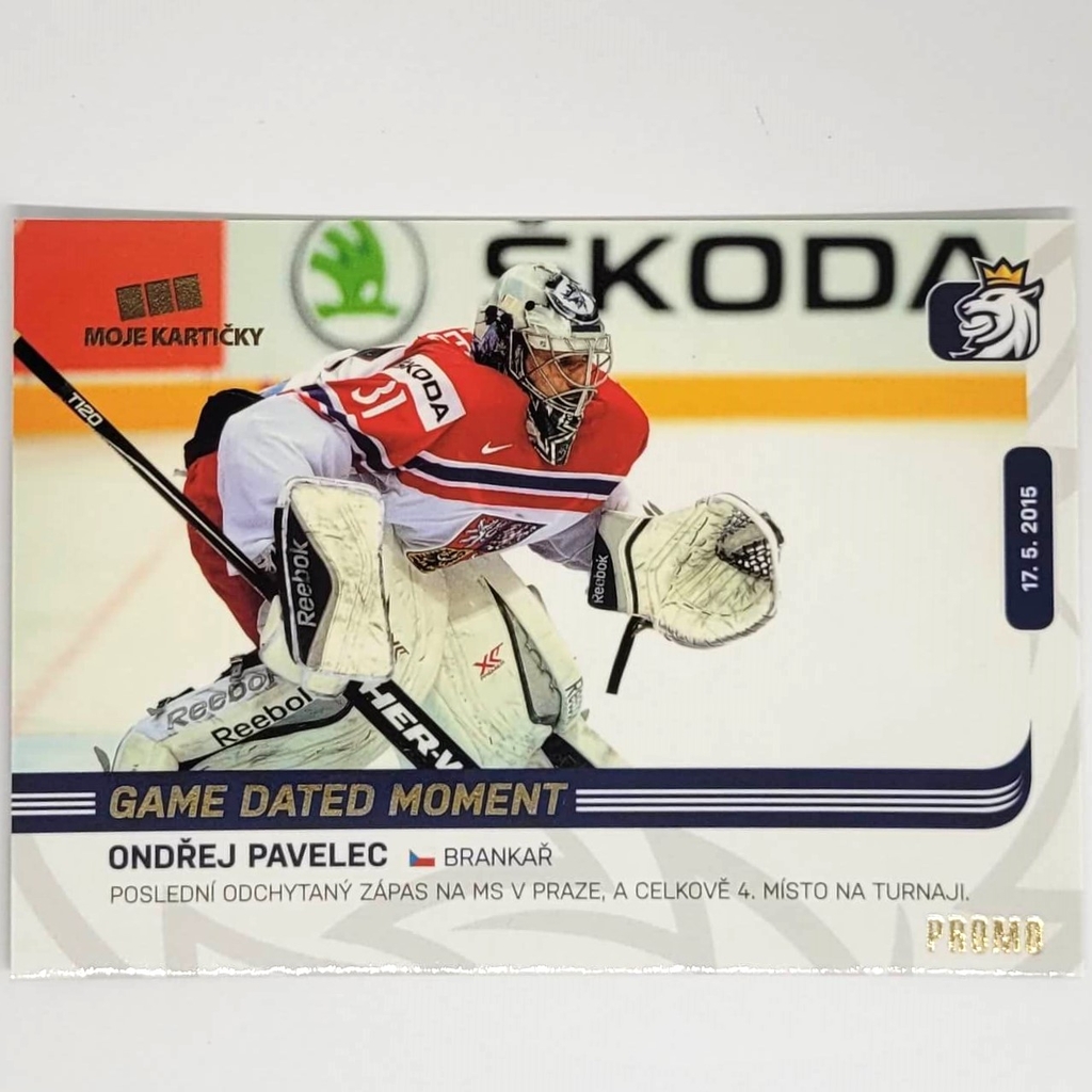 Ondřej Pavelec 2018/19 MK Paraler GOLD PROMO