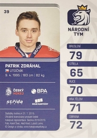 Patrik Zdráhal 2018/19 MK Paraler GOLD PROMO