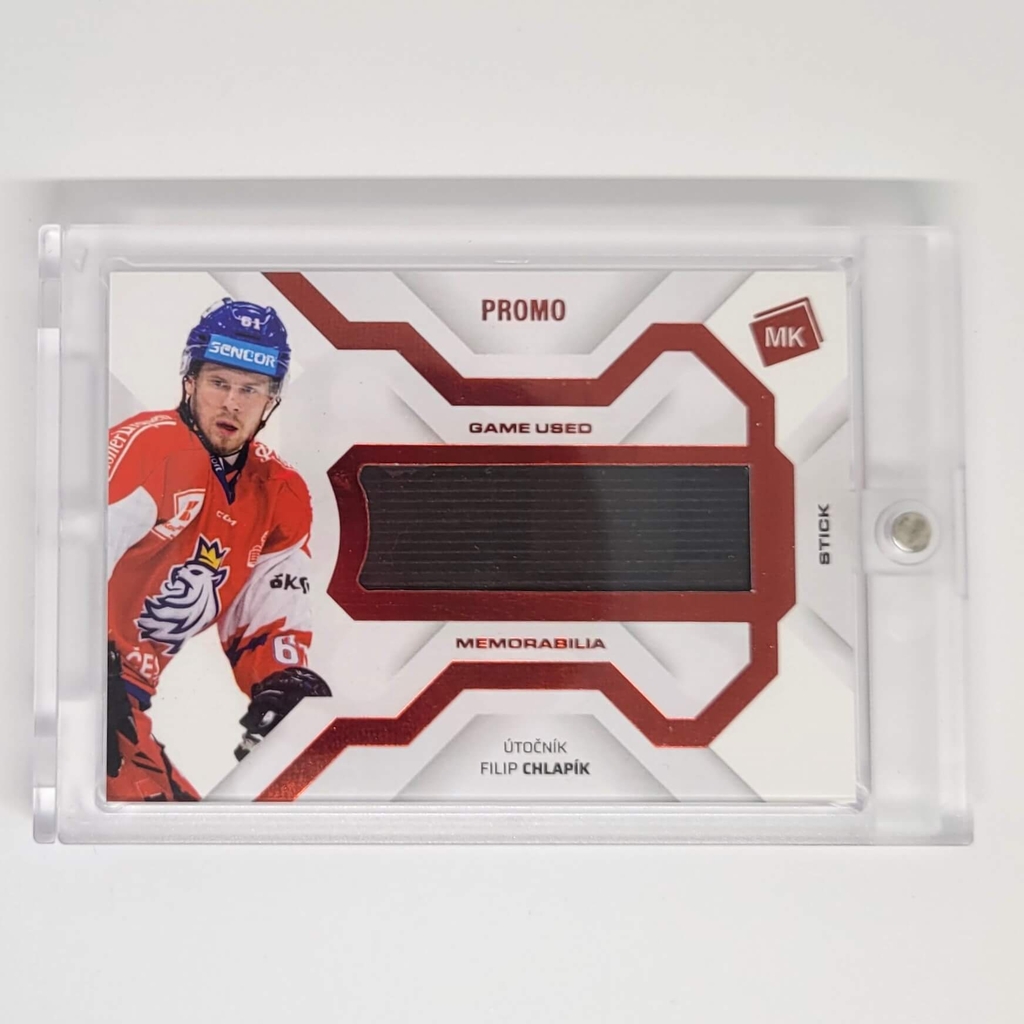 Filip Chlapík 2021/22 MK Národní tým Game used stick PROMO