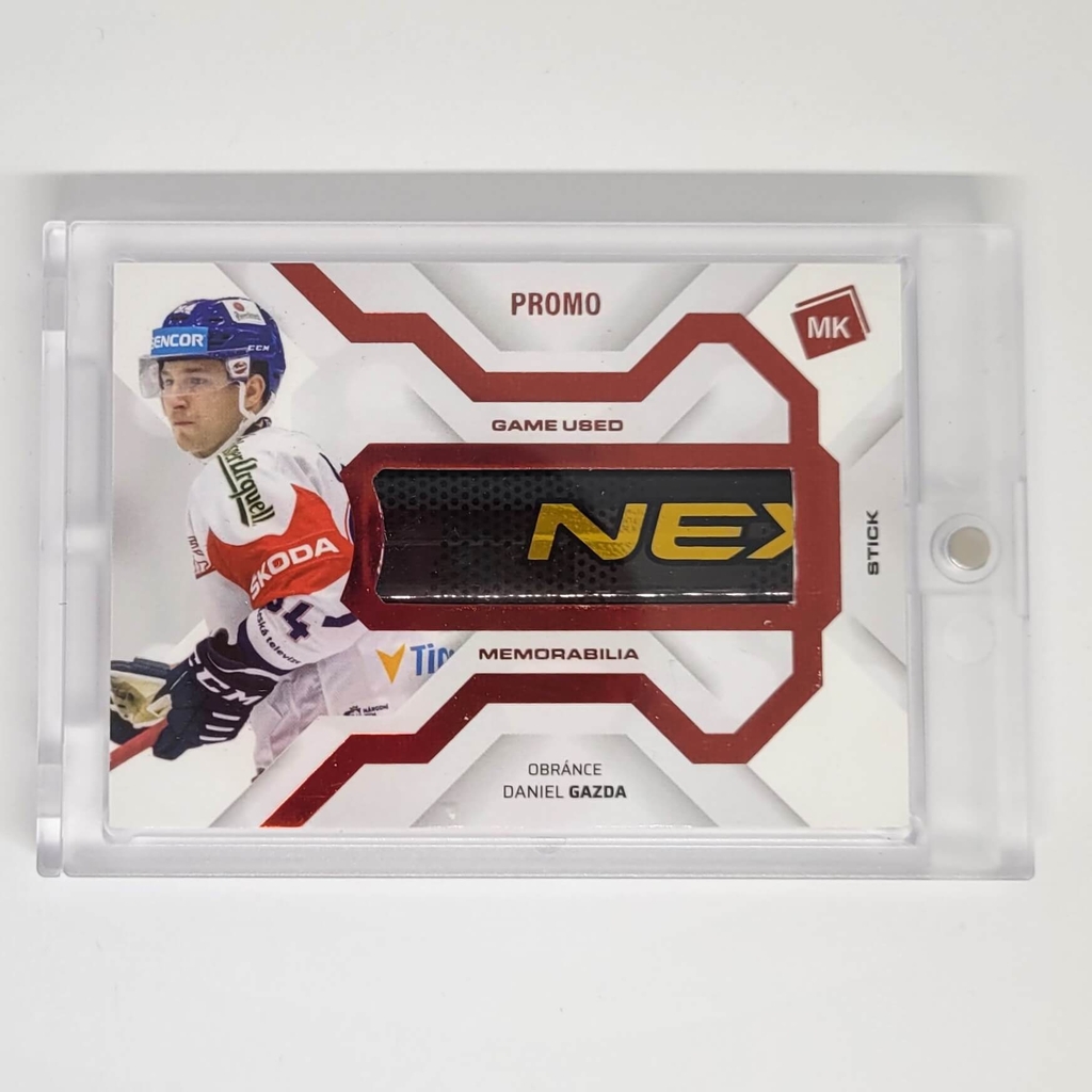 Daniel Gazda 2021/22 MK Národní tým Game used stick PROMO