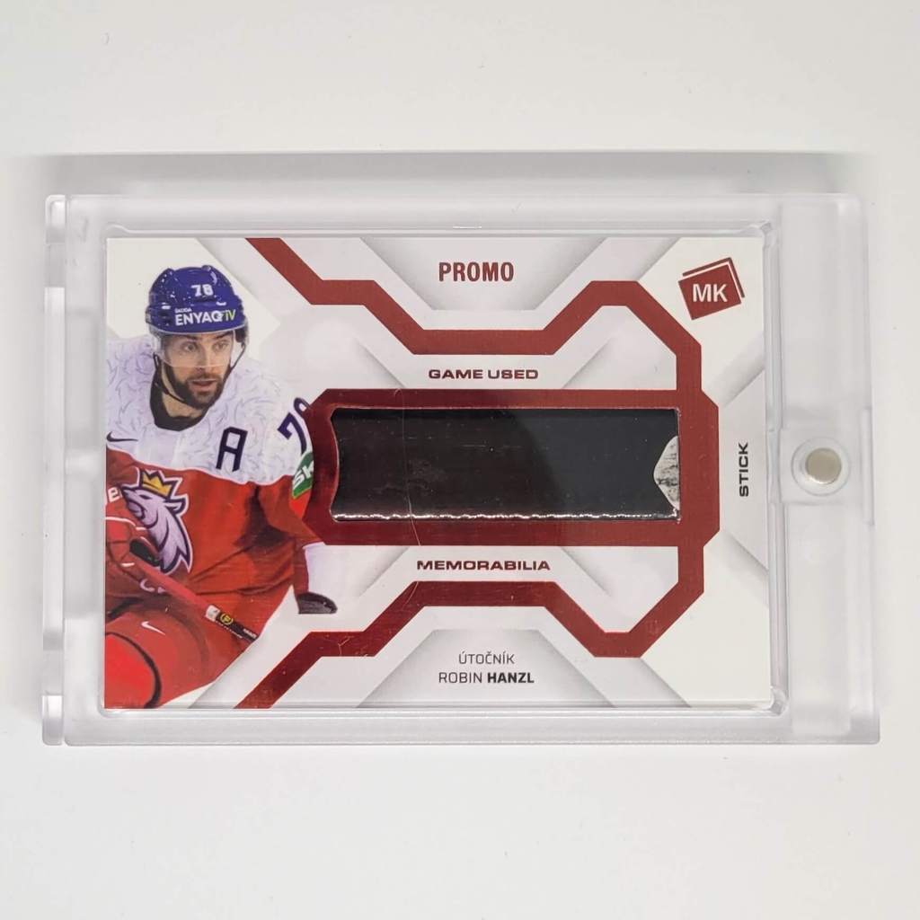 Robin Hanzl 2021/22 MK Národní tým Game used stick PROMO