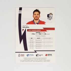 Adam Musil 2023 MK Národní tým First Day Issue