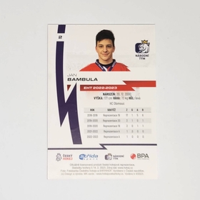 Jan Bambula 2023 MK Národní tým First Day Issue