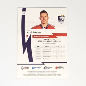 Jan Košťálek 2023 MK Národní tým First Day Issue