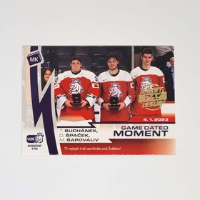 Tomáš Suchánek, David Špaček, Matyáš Šapovaliv 2023 MK Národní tým First Day Issue