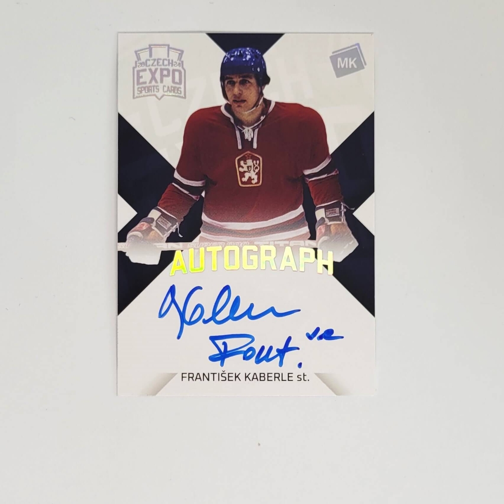 František Kaberle st. 2024 MK EXPO Kladno Autograph + certifikát AW