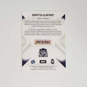 Pavel Patera 2024 MK EXPO Kladno Autograph + certifikát AW