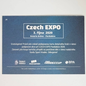 Jakub Nakládal 2020 MK EXPO Pardubice Autograph