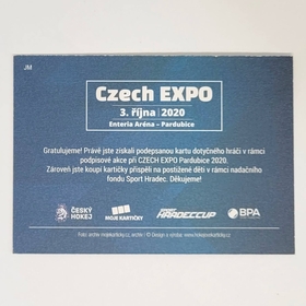 Josef Marha 2020 MK EXPO Pardubice Autograph