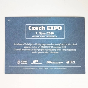 Josef Paleček 2020 MK EXPO Pardubice Autograph