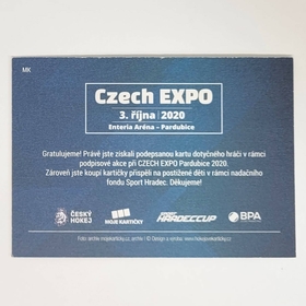 Martin Kaut 2020 MK EXPO Pardubice Autograph