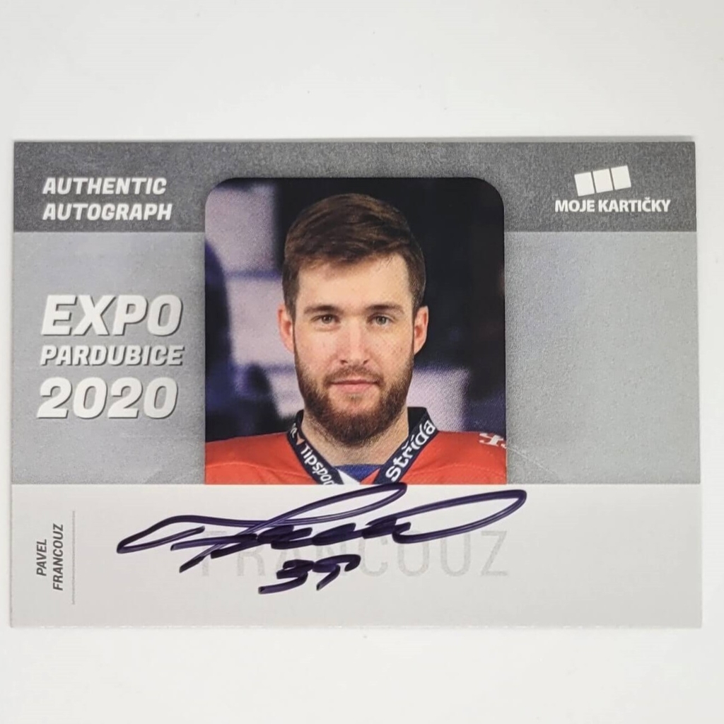 Pavel Francouz 2020 MK EXPO Pardubice Autograph