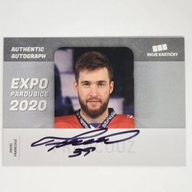 Pavel Francouz 2020 MK EXPO Pardubice Autograph