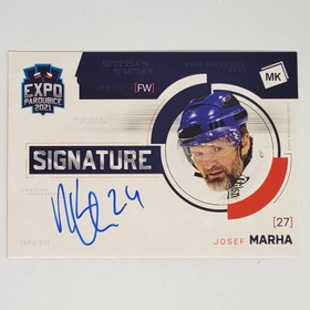 Josef Marha 2021 MK EXPO Pardubice Autograph