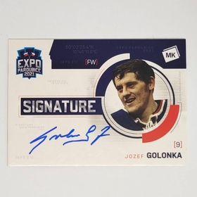Jozef Golonka 2021 MK EXPO Pardubice Autograph
