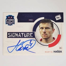 Martin Hašek 2021 MK EXPO Pardubice Autograph