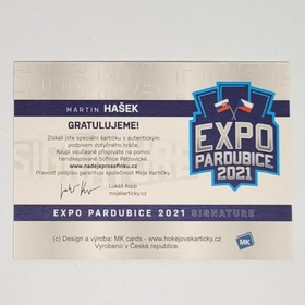 Martin Hašek 2021 MK EXPO Pardubice Autograph