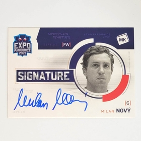 Milan Nový 2021 MK EXPO Pardubice Autograph