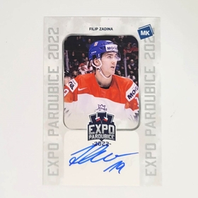 Filip Zadina 2022 MK EXPO Pardubice Autograph