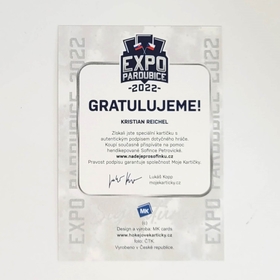 Kristian Reichel 2022 MK EXPO Pardubice Autograph