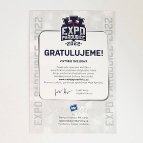 Viktorie Švejdová 2022 MK EXPO Pardubice Autograph