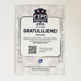 Petr Klíma 2022 MK EXPO Pardubice Autograph
