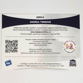Andrea Trnková 2023 MK EXPO Pardubice Autograph
