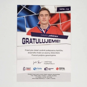 David Jiříček 2022/23 MK National Pride Signatures PROMO