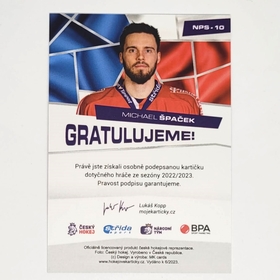 Michael Špaček 2022/23 MK National Pride Signatures PROMO