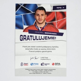 Ondřej Beránek 2022/23 MK National Pride Signatures PROMO