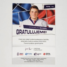 Stanislav Svozil 2022/23 MK National Pride Signatures PROMO