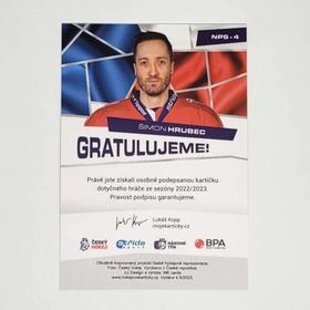 Šimon Hrubec 2022/23 MK National Pride Signatures PROMO
