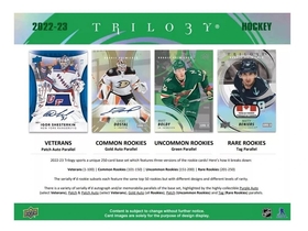 2022/23 UD Trilogy Hobby Box