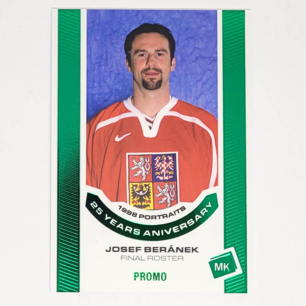 Josef Beránek 2022/23 MK 25 years aniversary GREEN promo