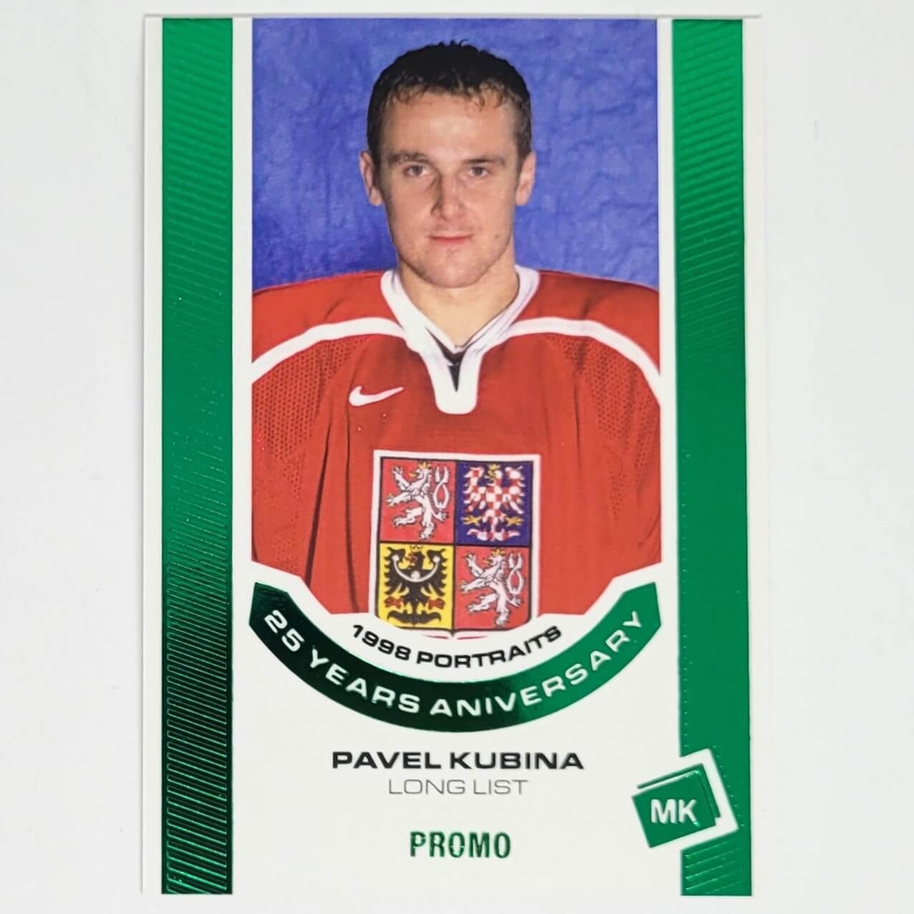 Pavel Kubina 2022/23 MK 25 years aniversary GREEN promo