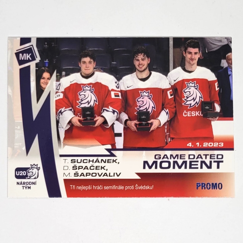 Tomáš Suchánek, David Špaček, Matyáš Šapovaliv 2022/23 MK PROMO