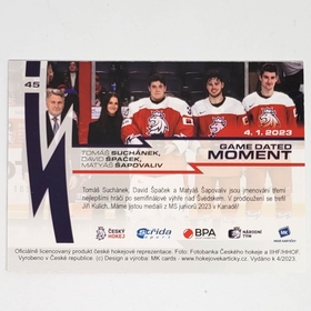 Tomáš Suchánek, David Špaček, Matyáš Šapovaliv 2022/23 MK PROMO