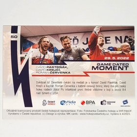 David Pastrňák, David Krejčí, Roman Červenka 2022/23 MK PROMO