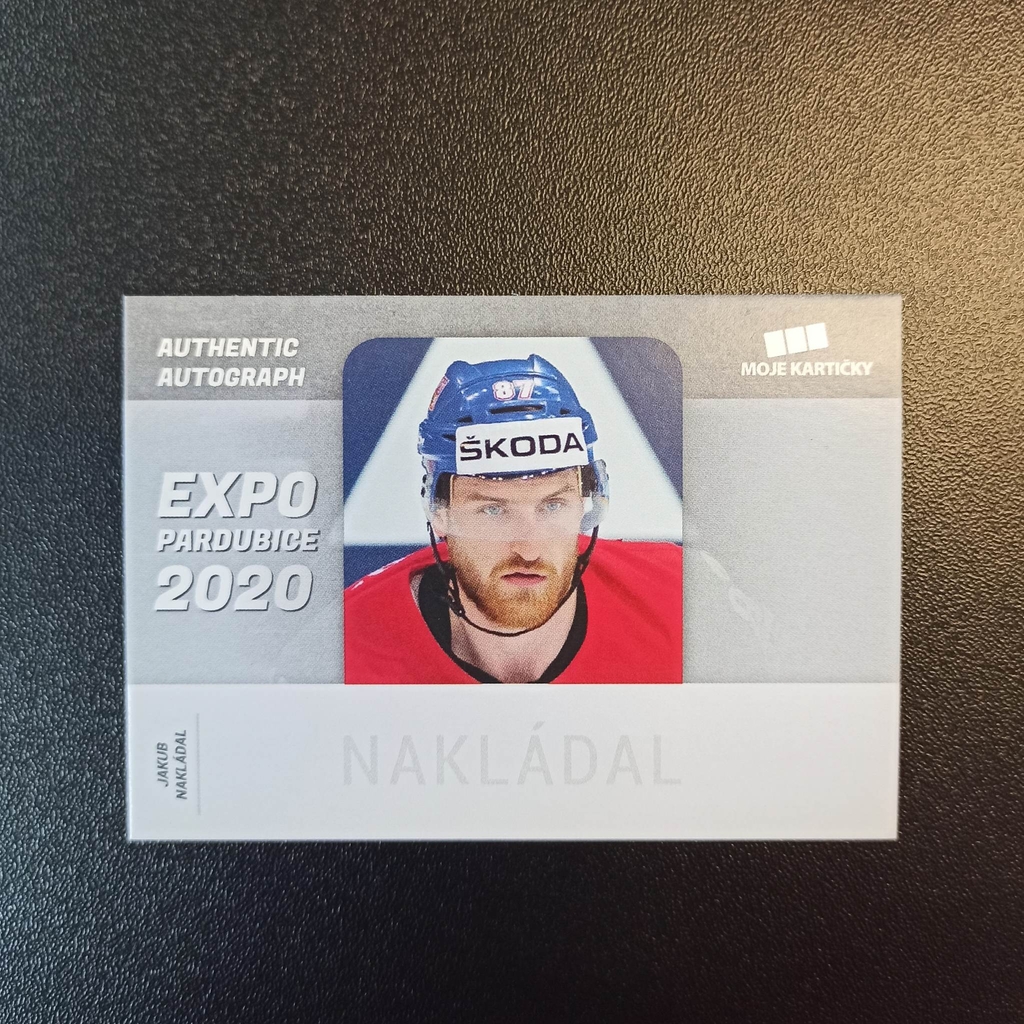 Jakub Nakládal 2020 MK EXPO Pardubice  podpisová kartička 1