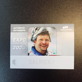 Dušan Salfický 2020 MK  EXPO Pardubice  podpisová kartička 1