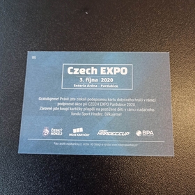 Dušan Salfický 2020 MK  EXPO Pardubice  podpisová kartička 2