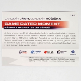 Jaromír Jágr, Vladimír Růžička 2022/23 MK PROMO