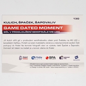 Jiří Kulich, David Špaček, Matyáš Šapovaliv 2022/23 MK PROMO