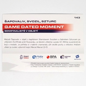 Matyáš Šapovaliv, Stanislav Svozil, Gabriel Szturc 2022/23 MK PROMO