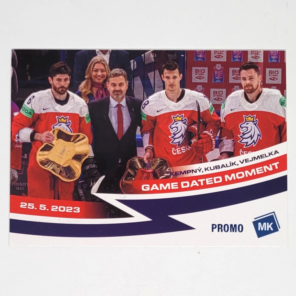 Karel Vejmelka, Michal Kempný, Dominik Kubalík 2022/23 MK PROMO