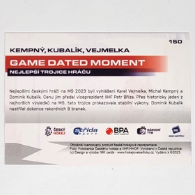 Karel Vejmelka, Michal Kempný, Dominik Kubalík 2022/23 MK PROMO