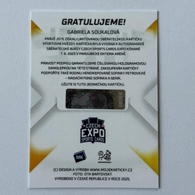 Gabriela Soukalová 2025 MK EXPO Pardubice Autograph