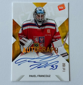 Pavel Francouz 2025 MK EXPO Pardubice Autograph 1of150