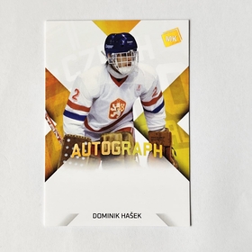 Dominik Hašek 2025 MK EXPO - ČSSR 1984 - podpisová kartička