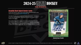  2024/25 UD O-Pee-Chee Platinum Blaster box